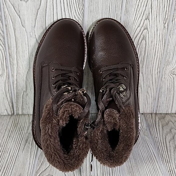 Alberto Torresi Dubron Brown Leather Boots Womens Size 8 NWT - Picture 6 of 14